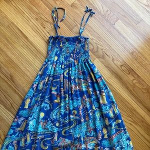 Avanti Hawaiian Silk Dress